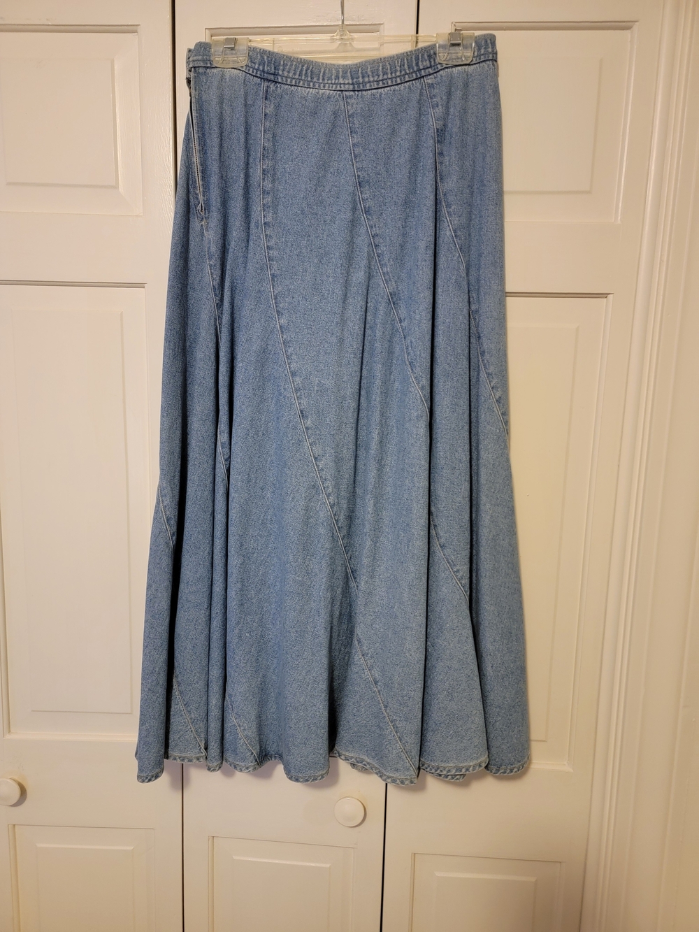 Vintage Denim Maxi Skirt Size 10